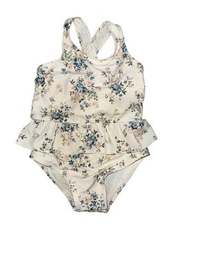 Little Planet by Carter’s Floral Ruffle Swimsuit 18M Baby Girl One Piece